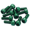 Reverse Pedal Pins US Size Medium 11mm (Green), 10 Pack