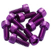 Reverse Pedal Pins US Size Medium 11mm (Purple), 10 Pack