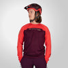 Endura MT500 Burner L/S Jersey - Aubergine - L