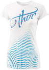 T-shirt Thor Woman Zebra White L