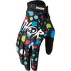 Thor MX Gloves Youth Launchmode Splat Black