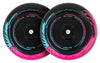 Slamm 110mm Swirl Hollow Core Wheels Black/Blue/Pink - Pair