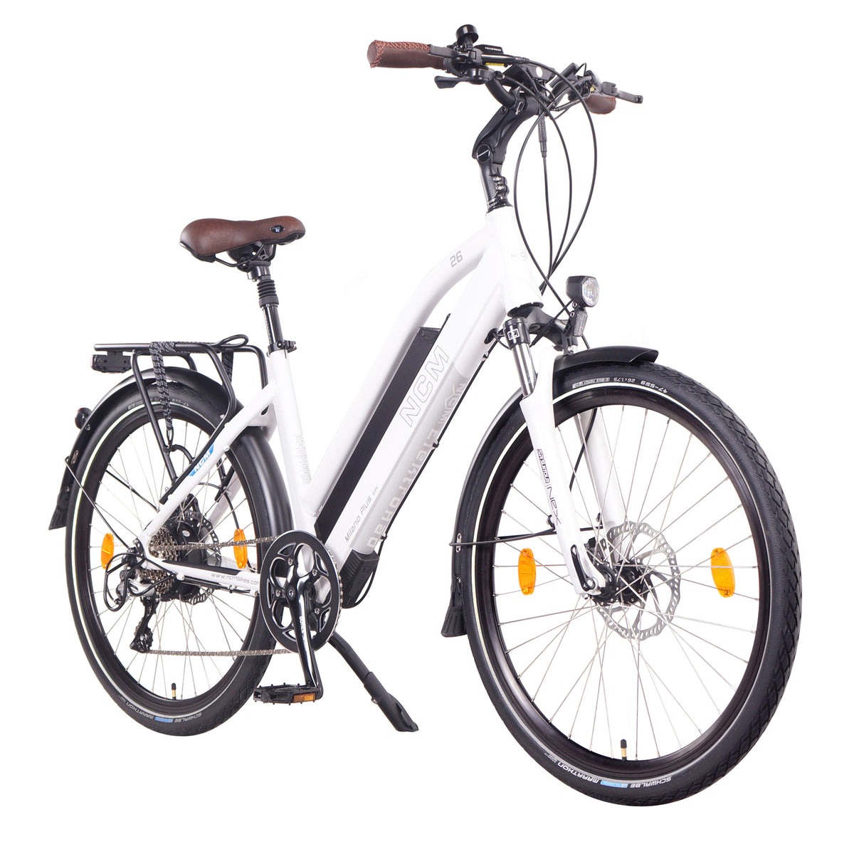 ncm milano plus urban e-trekking e-bike 48v 16ah 768wh NCM Milano Plus Trekking E-Bike, City-Bike, 48V 16Ah 768Wh Battery– Rider 18