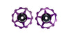 Aluminium pulley set Reverse Purple