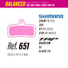 Less Brakes Shimano Balanced 651