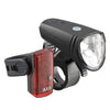 AXA Greenline 25 USB Rechargeable Light Set - Front & Rear