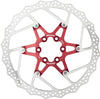 Disc Rotor Alloy/Steel 180mm Red