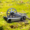 Helix Race Alloy GR Cranks 160x73mm Silver