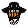 Mud guard MTB Bike Born to Ride Black Fox Orange