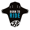 Mud guard MTB Bike Born to Ride Black Light Blue