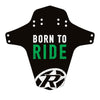 Mud guard MTB Bike Born to Ride Black Neon Green