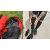 REKD Energy Covert Shin Impact Guards Black Long Large/X Large