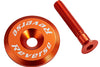 Stem Cap with Screw - Orange - Reverse Components