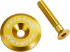 Stem Cap with Screw - Gold - Reverse Components