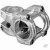 REVERSE Stem Black-ONE TitaniumD-2 35mm Ø31,8 &Ø35mm (Silver) incl. Top Cap, Screw, Nut