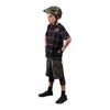 Flowline Short Shell Spray Camo Army | Youth