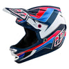 Troy Lee Designs D4 AS Polyacrylite Helmet Block Blue / White