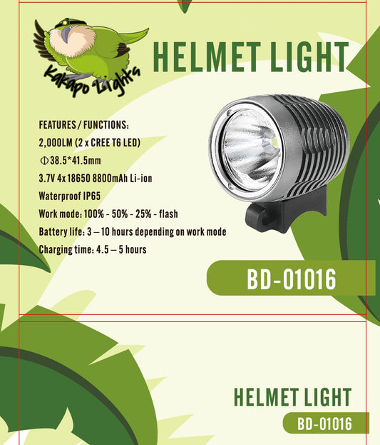 MTB Helmet light Kakapo Lights