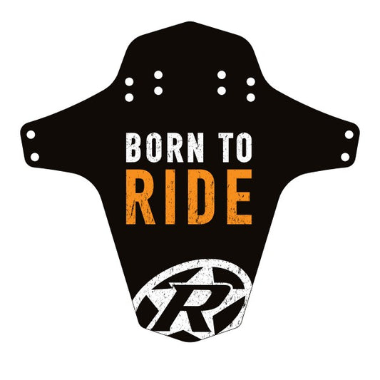Mud guard MTB Bike Born to Ride Black Fox Orange