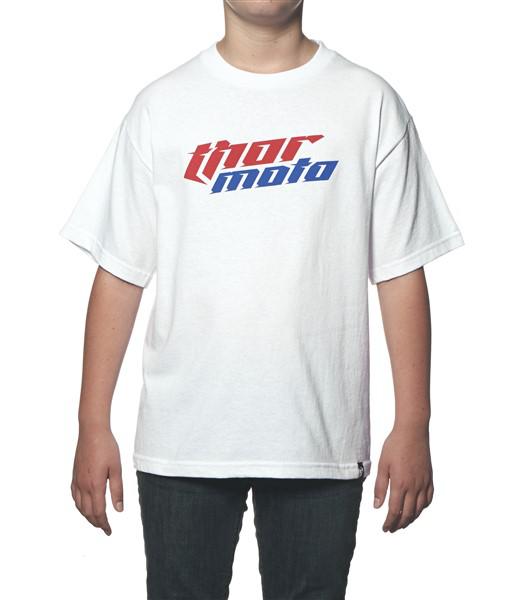 T-shirt Thor Youth Total Moto White L