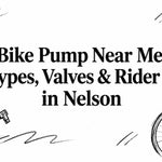 Bike Pump Near Me: Types, Valves & Rider 18 in Nelson
