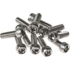 Reverse Steel Pedal Pins US Size Large 13mm (Silver), 12 Pack