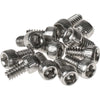 Reverse Steel Pedal Pins US Size Small 9mm (Silver), 12 Pack