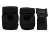 REKD Junior Heavy Duty Triple Pad Set Black Medium
