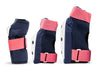 REKD Heavy Duty Triple Pad Set Blue/Pink X Small