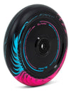 Slamm 110mm Swirl Hollow Core Wheels Black/Blue/Pink - Pair
