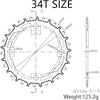 Chainring 104 BCD Narrow Wide Round ProWheel Steel