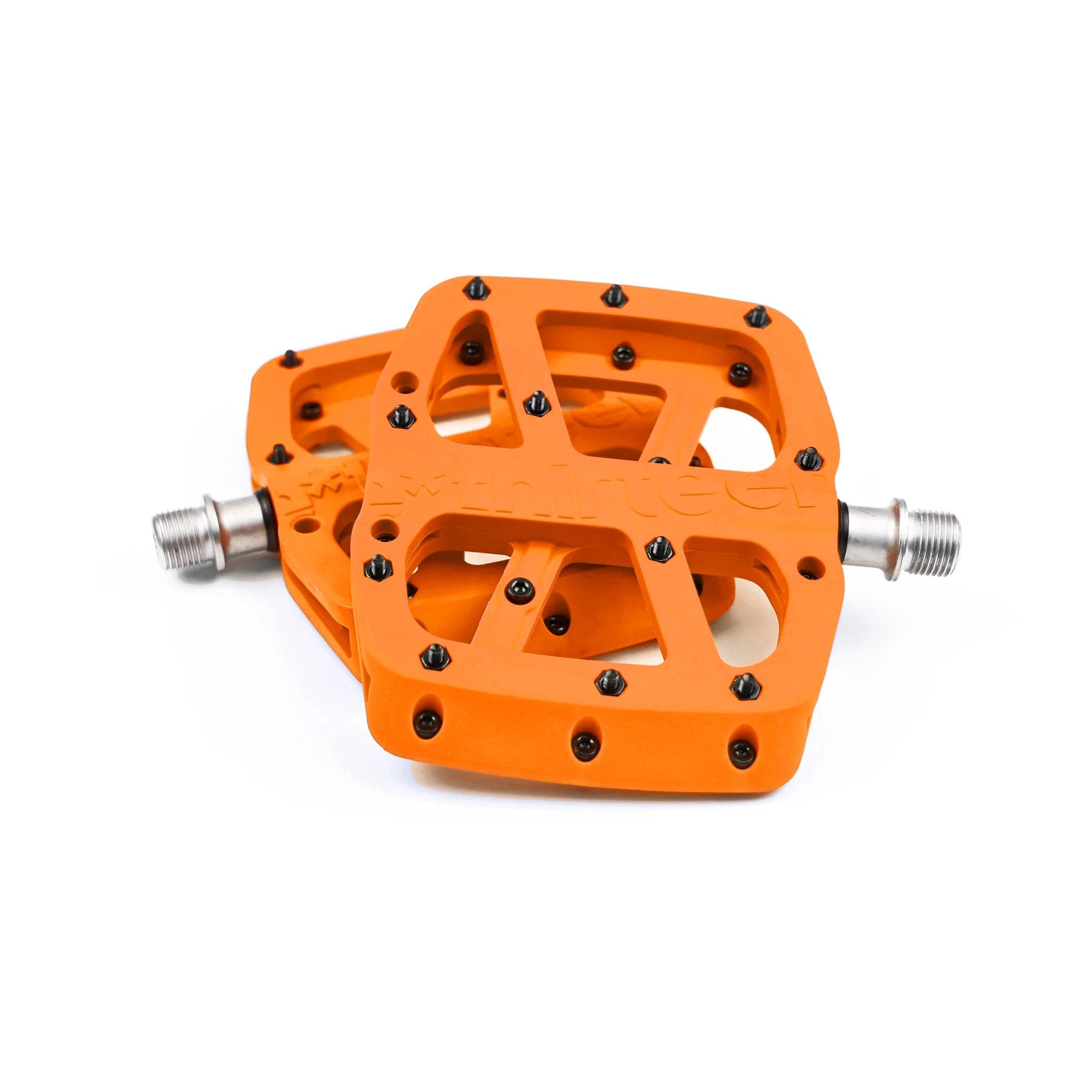 e*thirteen Base Flat Pedal Comp Body 22 pins Orang– Rider 18