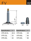 Black Cat Bike Tube Presta FV48 26 x 1.95/2.125
