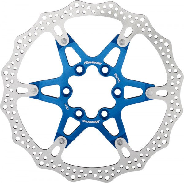 Brake Disc Rotor Reverse Components 160mm Blue– Rider 18