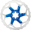 Disc Rotor Bike Reverse Components 203mm Blue