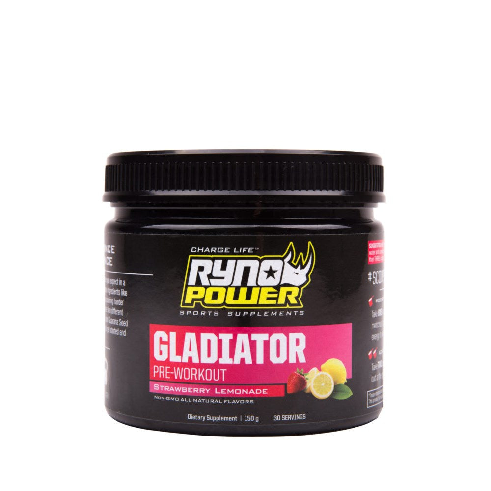 Ryno Power Gladiator Tub Strawberry Lemonade 150g– Rider 18