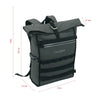 Waterproof nylon bike Backpack Tourbon Grey
