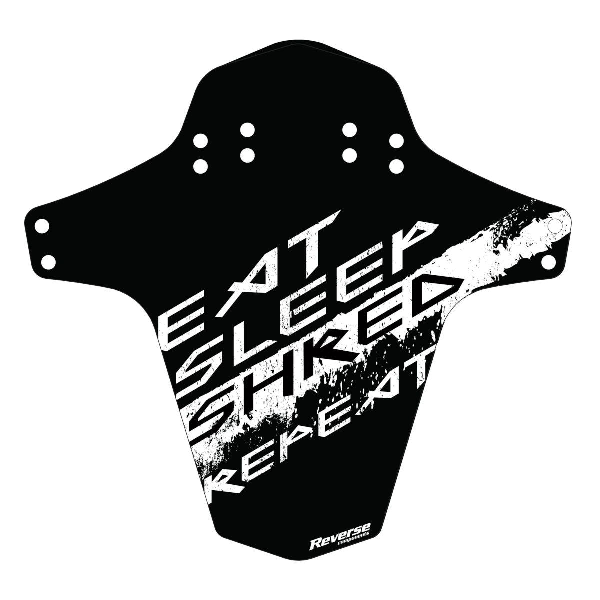 Mud guard Eat, Sleep, Shred, Repeat Black White– Rider 18