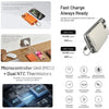 Nitecore 5,000MAH Magnetic Ultra Thin Power Bank Built-in USB Titanium Gray