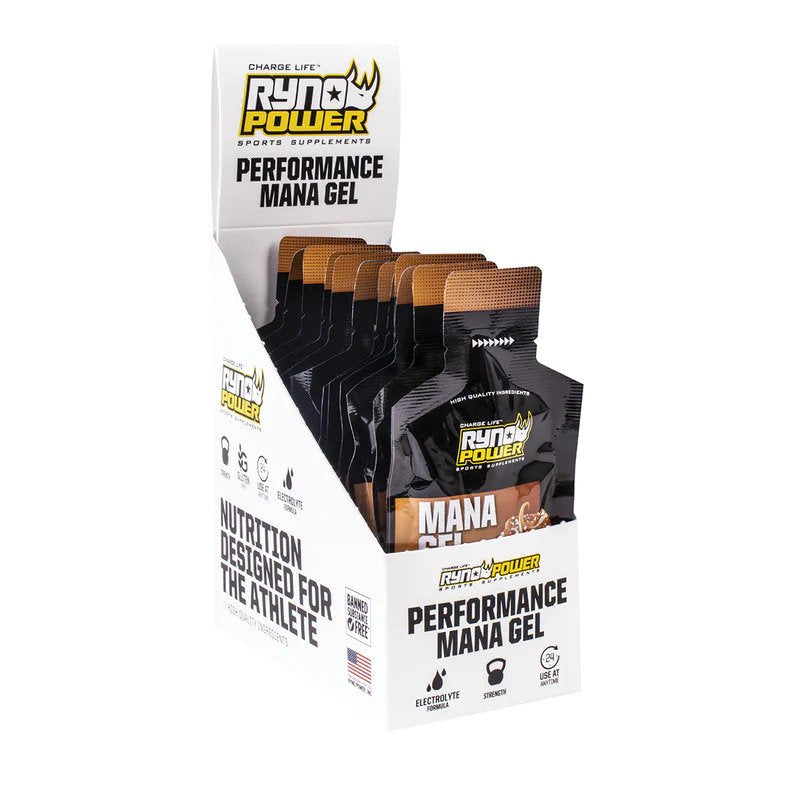 Ryno Power Performance Gel 12 pack Salted Caramel– Rider 18