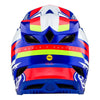 Troy Lee Designs D4 AS Composite Helmet Omega White/Blue
