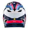 Troy Lee Designs D4 AS Polyacrylite Helmet Block Blue / White