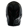 Troy Lee Designs D4 AS Polyacrylite Helmet Shadow Black