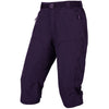 Endura Womens Hummvee 3/4 Shorts (With Liner) Bramble L