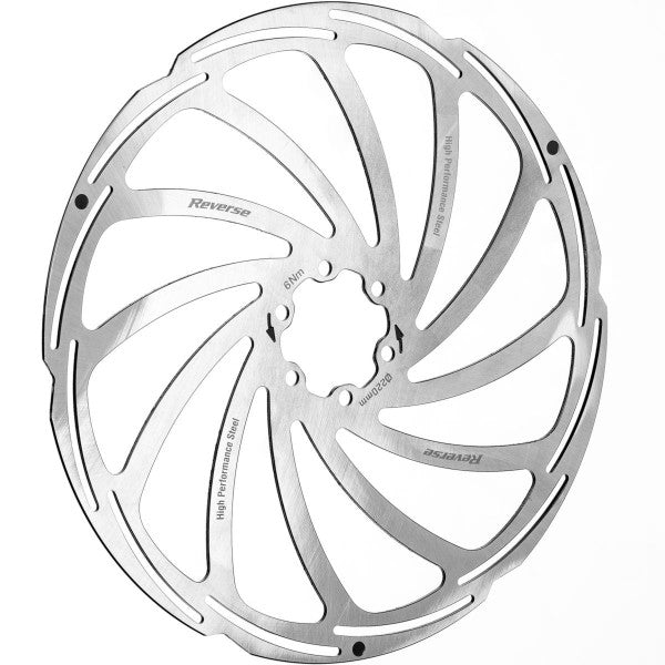 Brake Disc Rotor Steel 220mm Reverse Silver