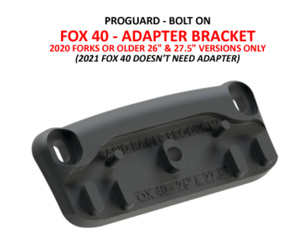 Pro Mud Guard Bolt On Fox 40 Adapter Bracket RRP