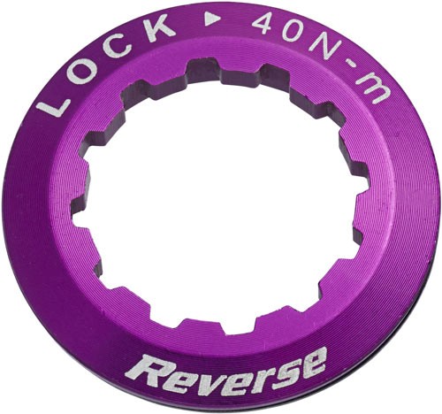 Bike 8-11 speed Cassette Lock Ring Reverse Purple