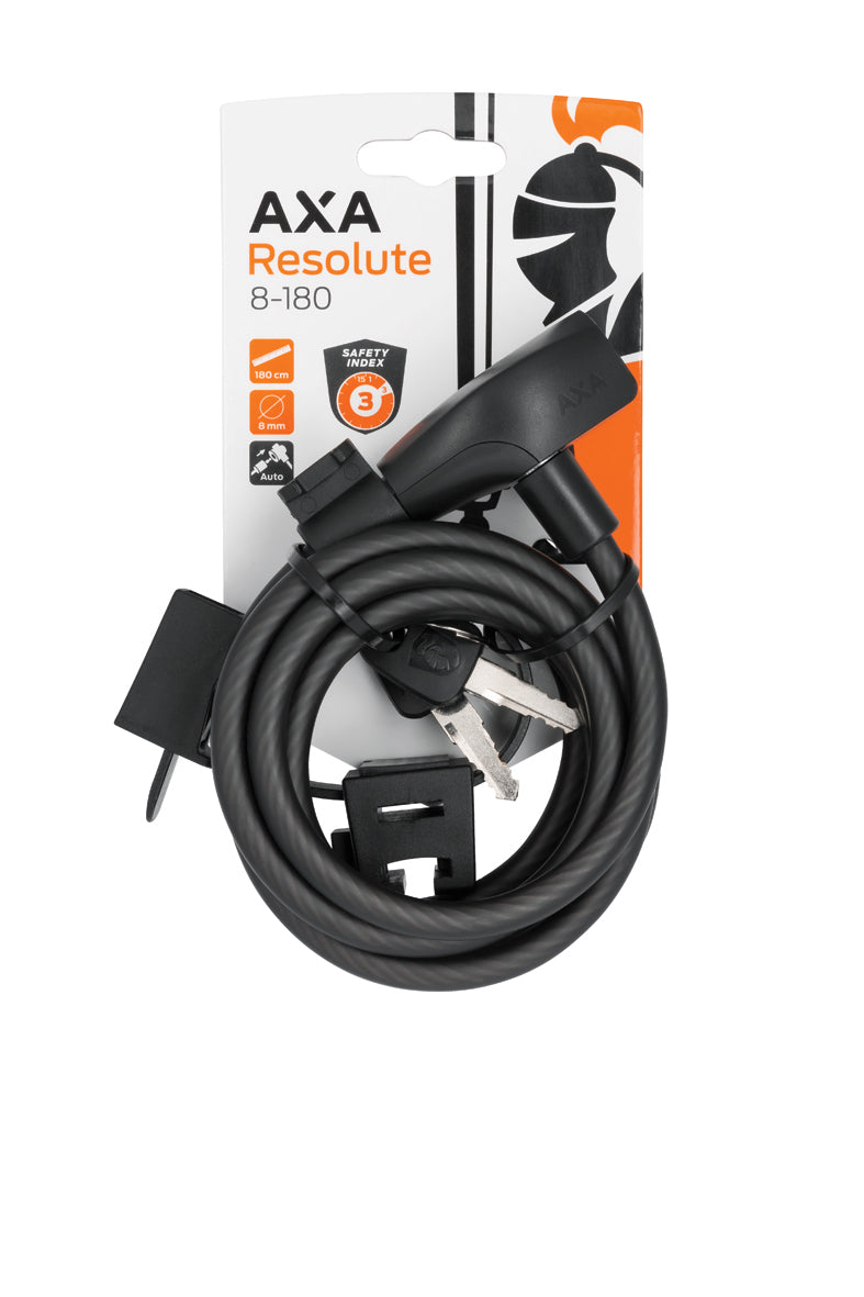 Bike Cable Lock AXA Resolute 8-180 black