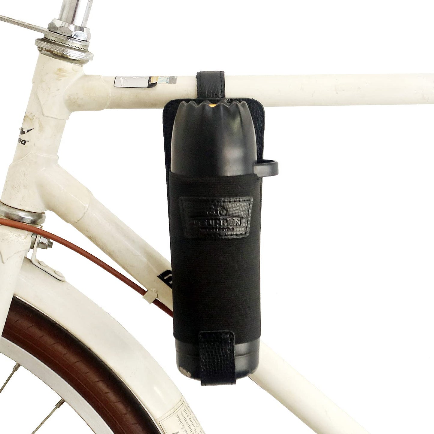 Elastic & Leather Bike Bottle Holder Tourbon