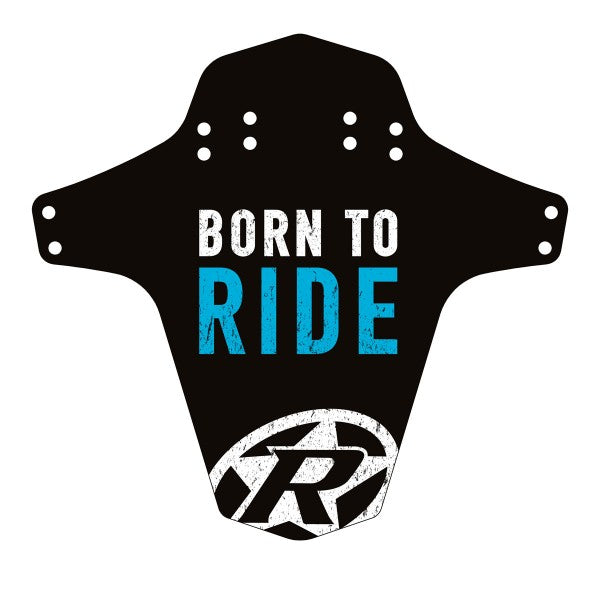 Mud guard MTB Bike Born to Ride Black Light Blue